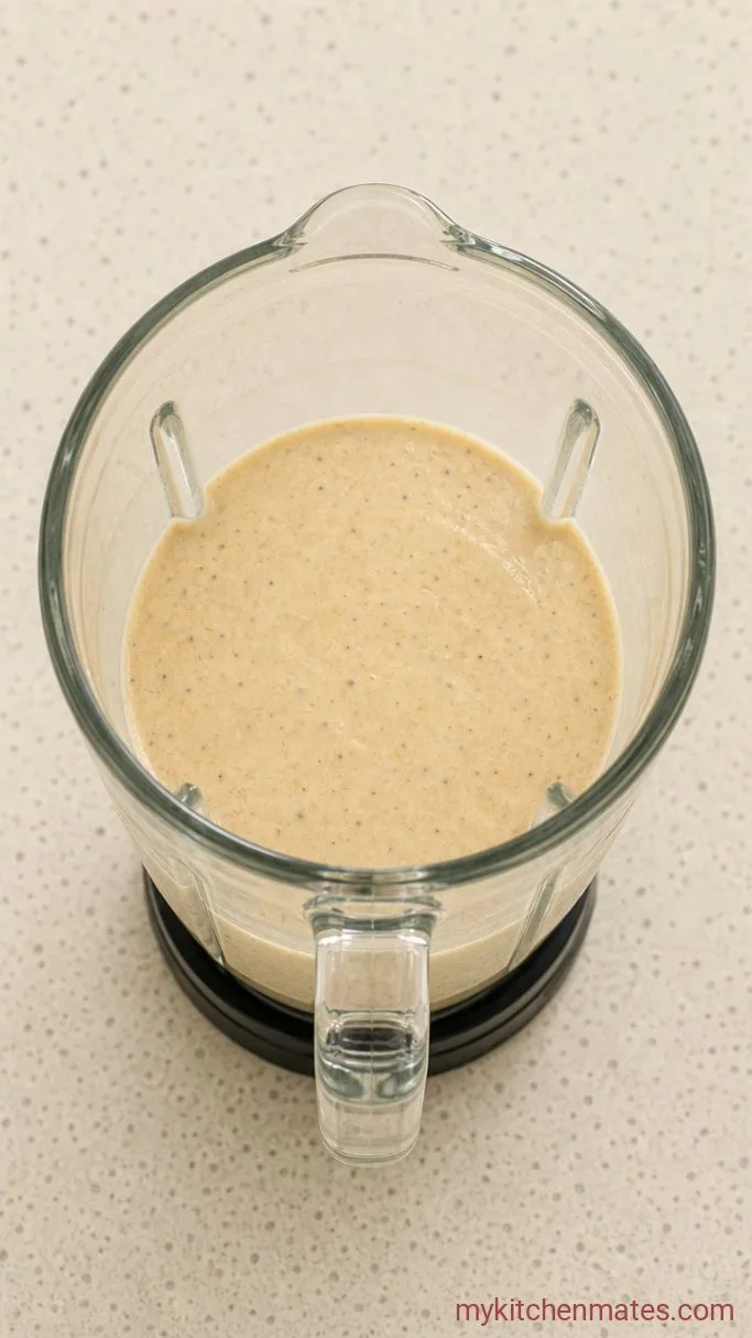 Quick And Easy Banana Oatmeal Pancakes Step 1: Blend the Batter