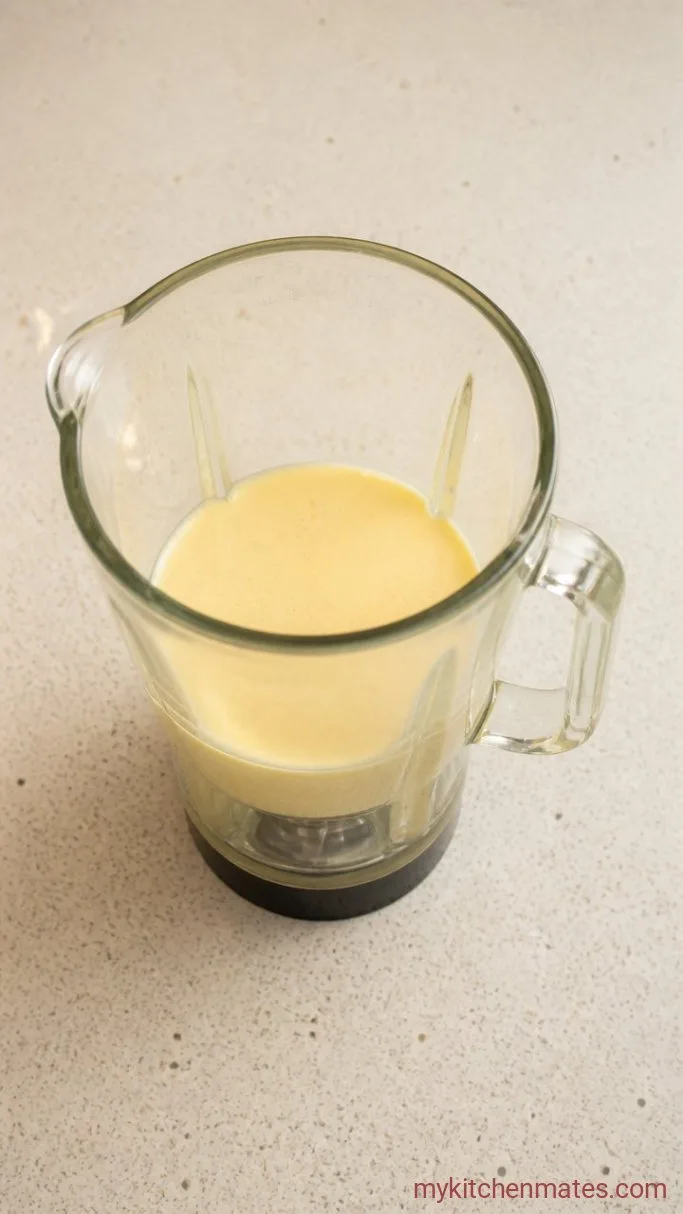 Impossible Coconut Pie (A Simple Custard Pie That Makes Its Own Crust) Step 1: Blend the Batter
