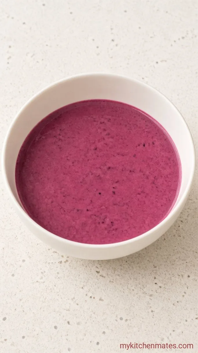 Step 1: Blend the Berry Milk