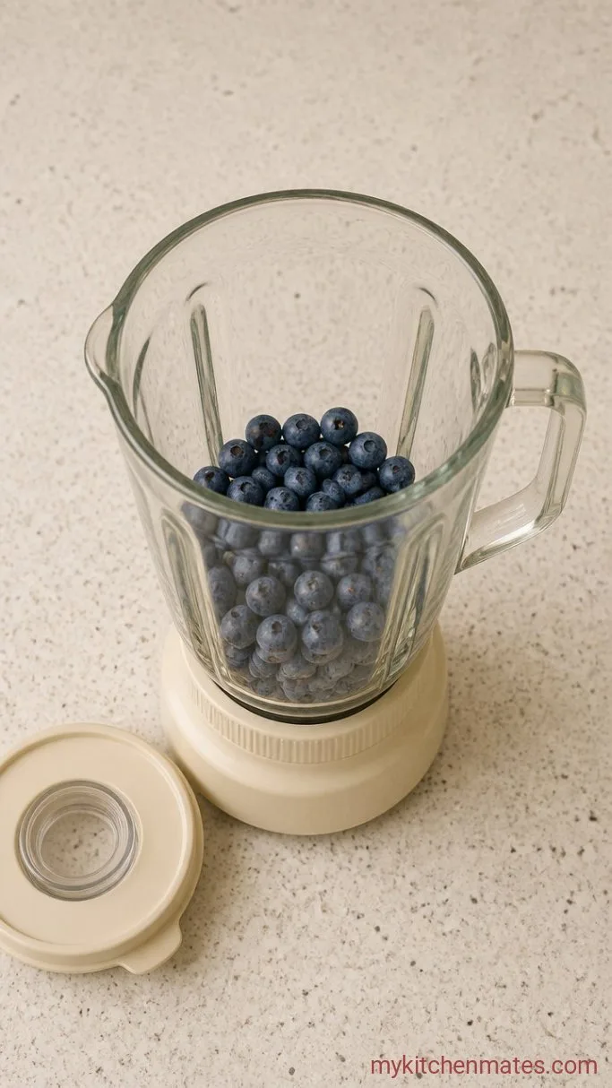 Step 1: Blend the Blueberries
