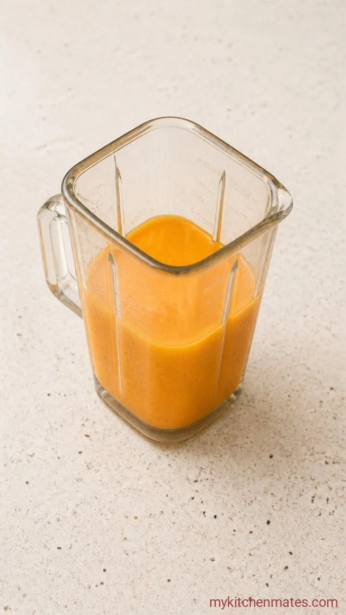 Moist Blender Brazilian Carrot Cake with Fudgy Chocolate Topping Step 1: Blend the Carrot Batter