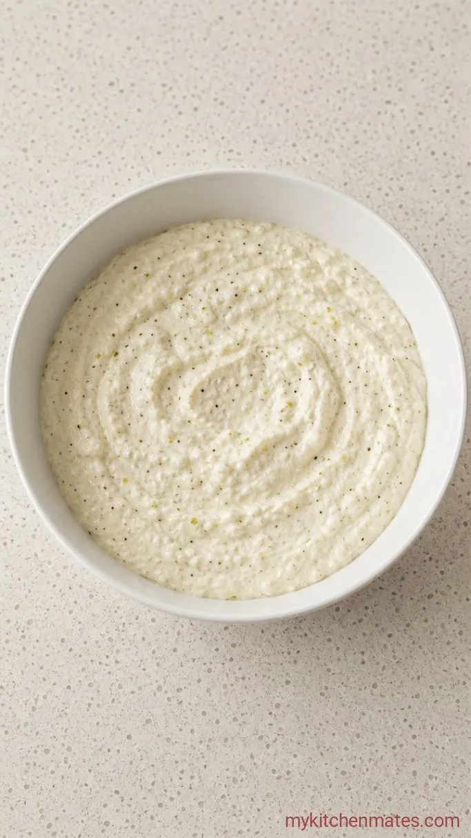 5-Minute Cottage Cheese Veggie Dip Step 1: Blend the Cottage Cheese Base
