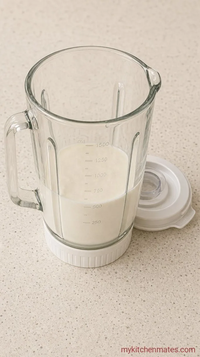 High-Protein Cottage Cheese Ranch Dressing (No Mayo) Step 1: Blend the Cottage Cheese