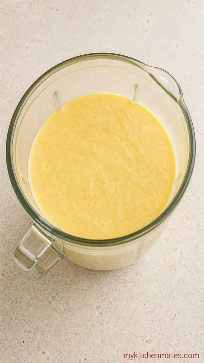 Copycat Starbucks Egg Bites (Baked, Not Sous Vide) Step 1: Blend the Egg Mixture