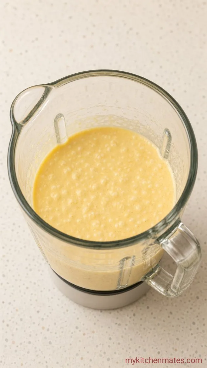 Step 1: Blend the Eggs and Cottage Cheese