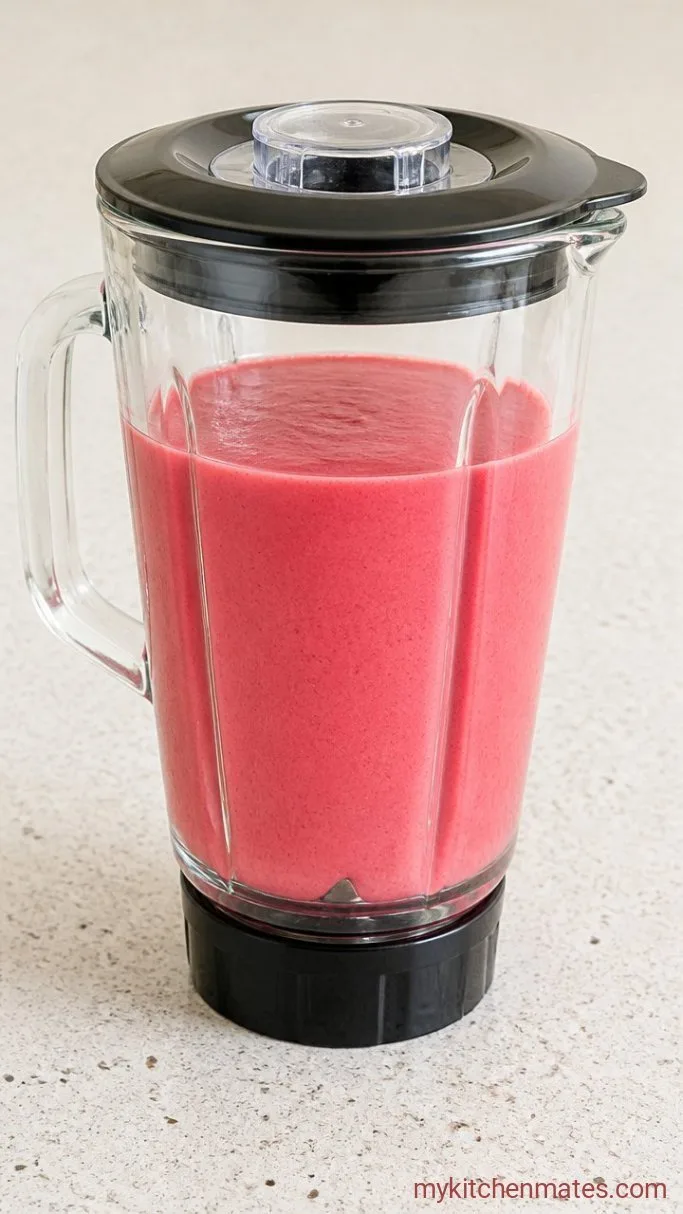 Step 1: Blend the Fruit and Milk