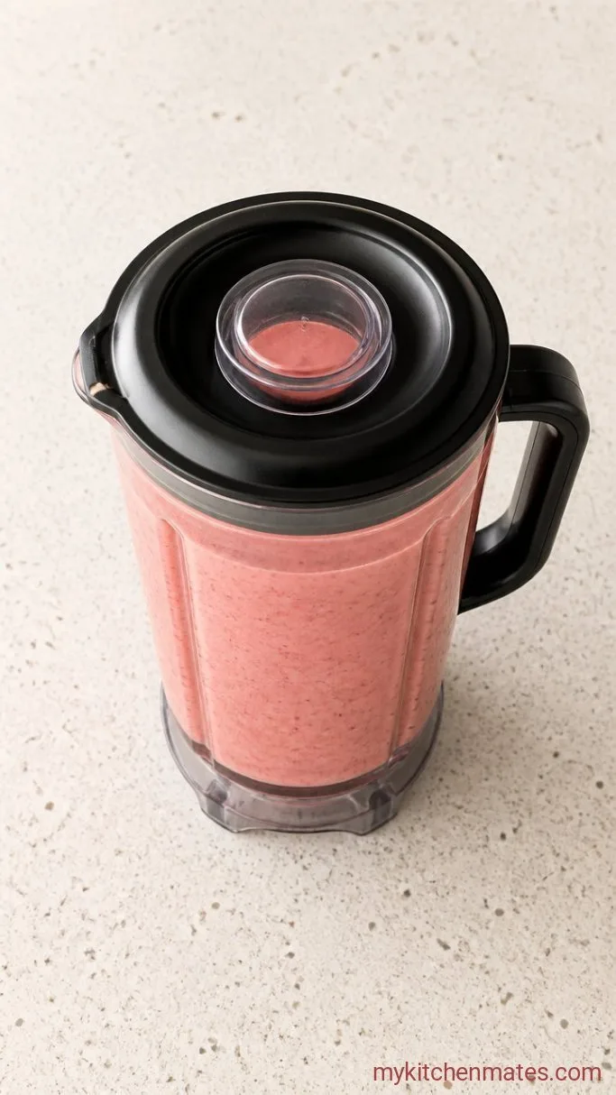 Step 1: Blend the Fruit and Yogurt