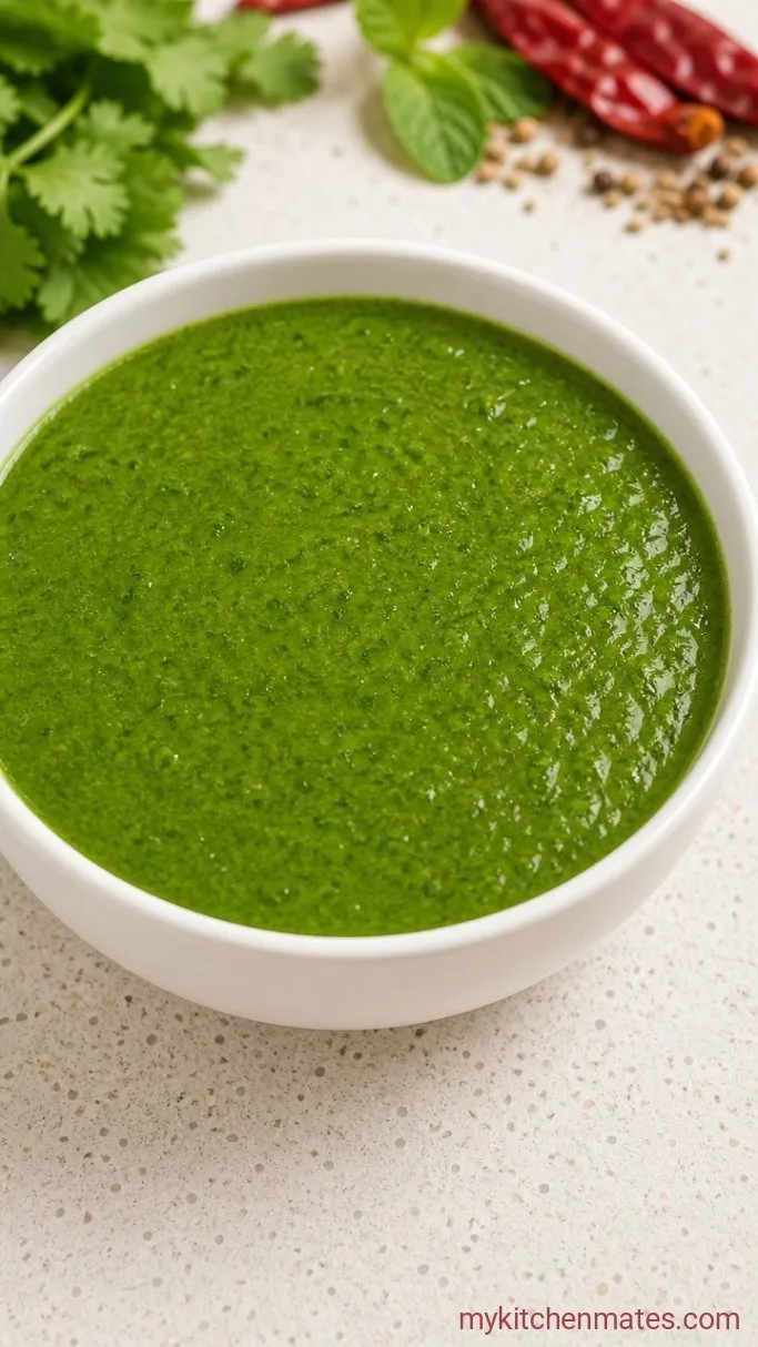 Step 1: Blend the Green Chutney