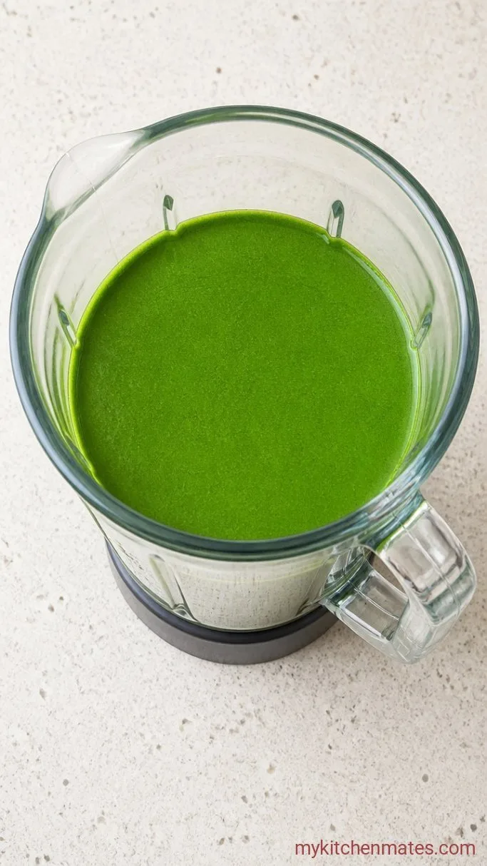 Step 1: Blend the Greens and Liquid