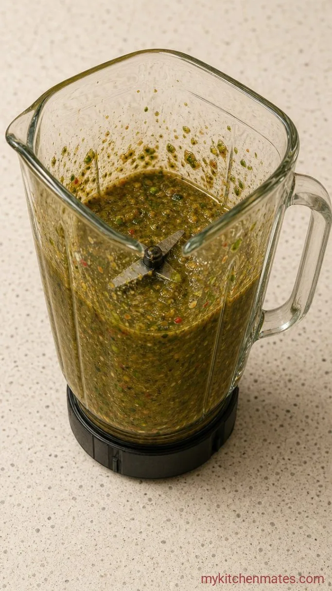 Easy Oven-Baked Jerk Chicken (Sticky and Spicy) Step 1: Blend the Jerk Marinade