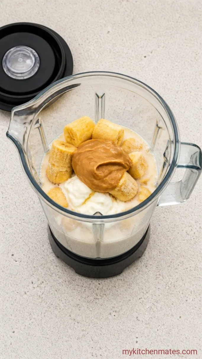 Step 1: Blend the Liquid and Banana