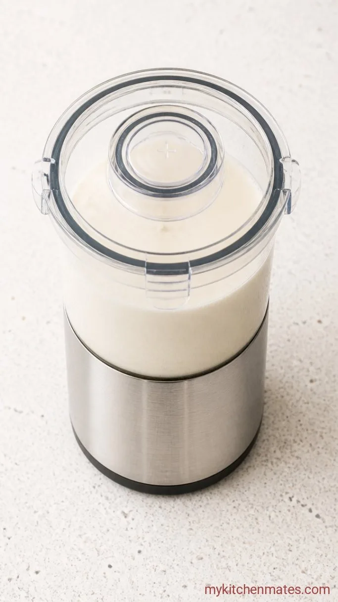 Step 1: Blend the Liquid and Protein Powder