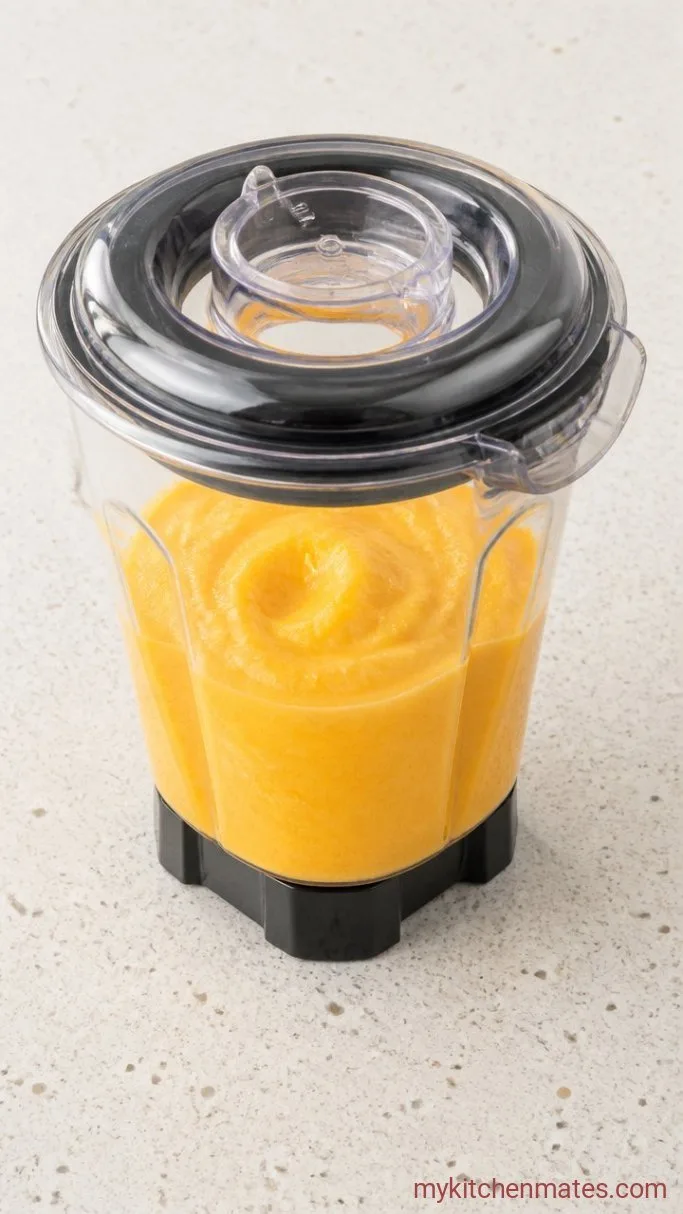 Step 1: Blend the Mango Base