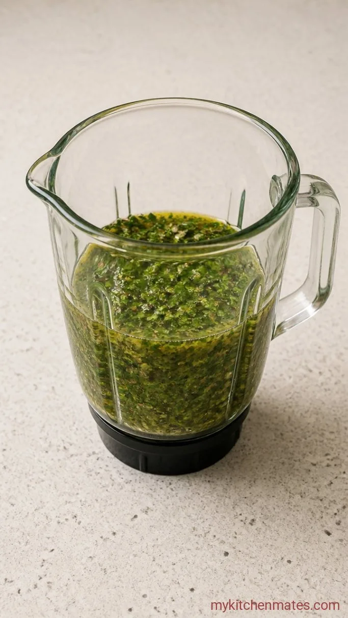 Quick Cilantro Lime Chicken Tacos Step 1: Blend the Marinade