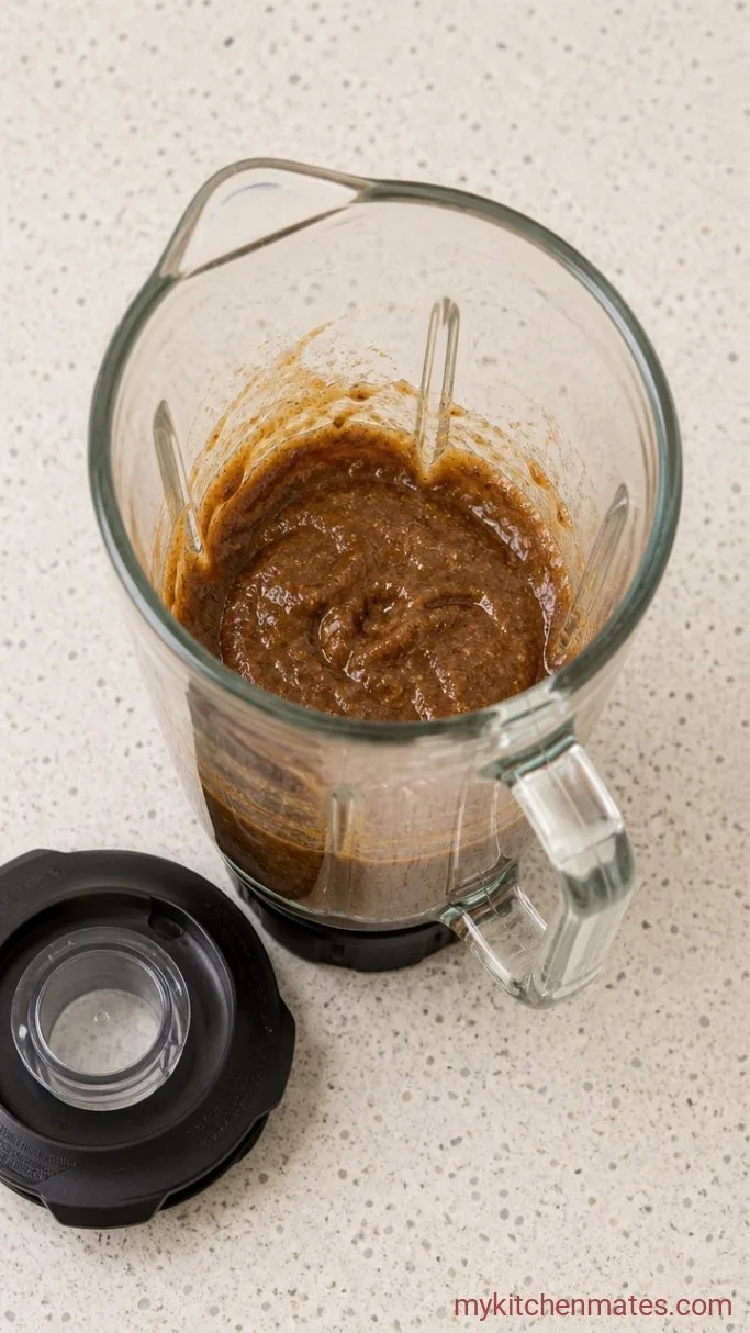5-Minute Vegan Caramel Sauce (4 Ingredients) Step 1: Blend the Sauce
