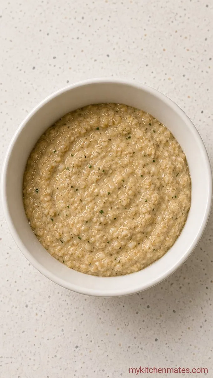 Step 1: Blitz the Oats and Mix the Panade