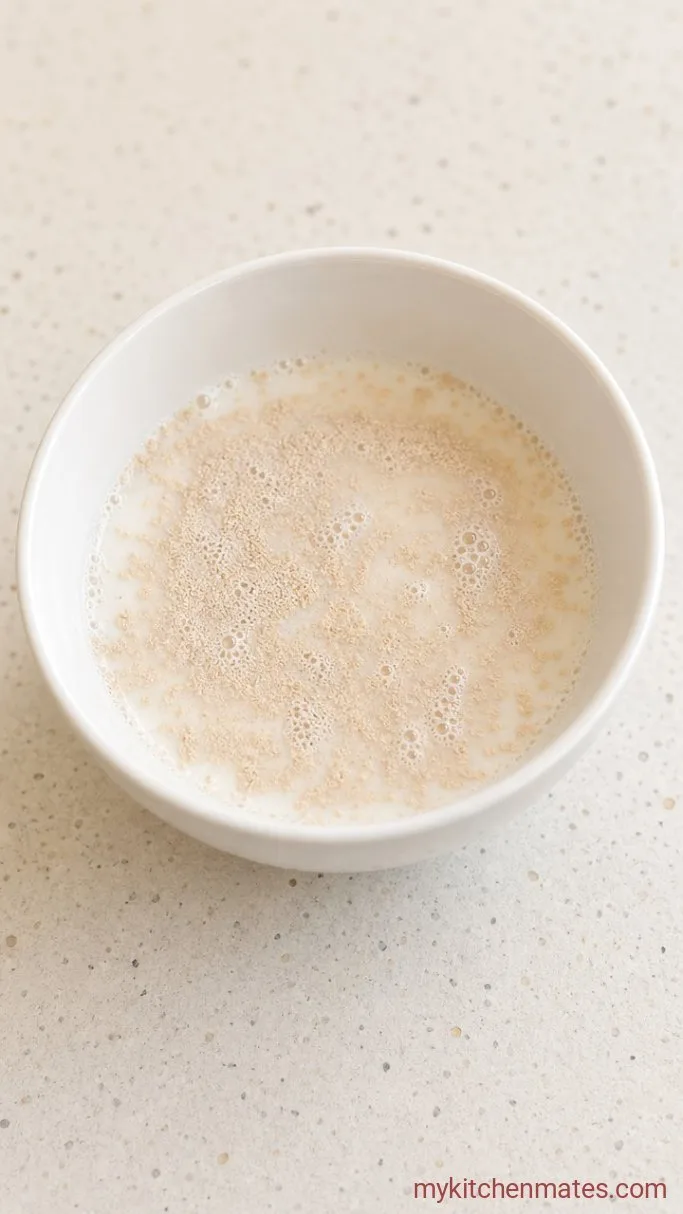 Soft and Gooey Gluten Free Cinnamon Buns Step 1: Bloom the Yeast