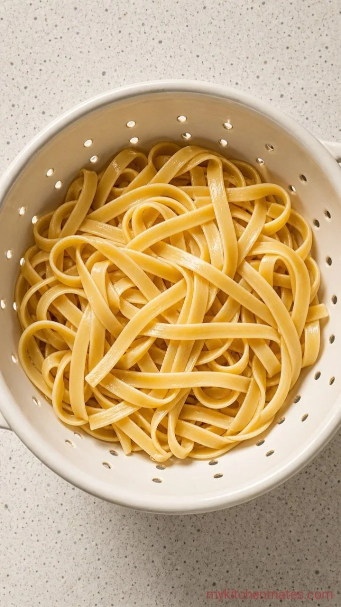 Step 1: Boil the Fettuccine
