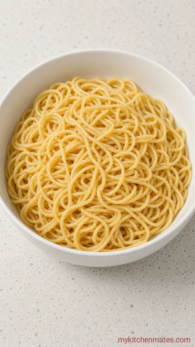 20-Minute Garlic Soy Sauce Noodles Step 1: Boil the Noodles