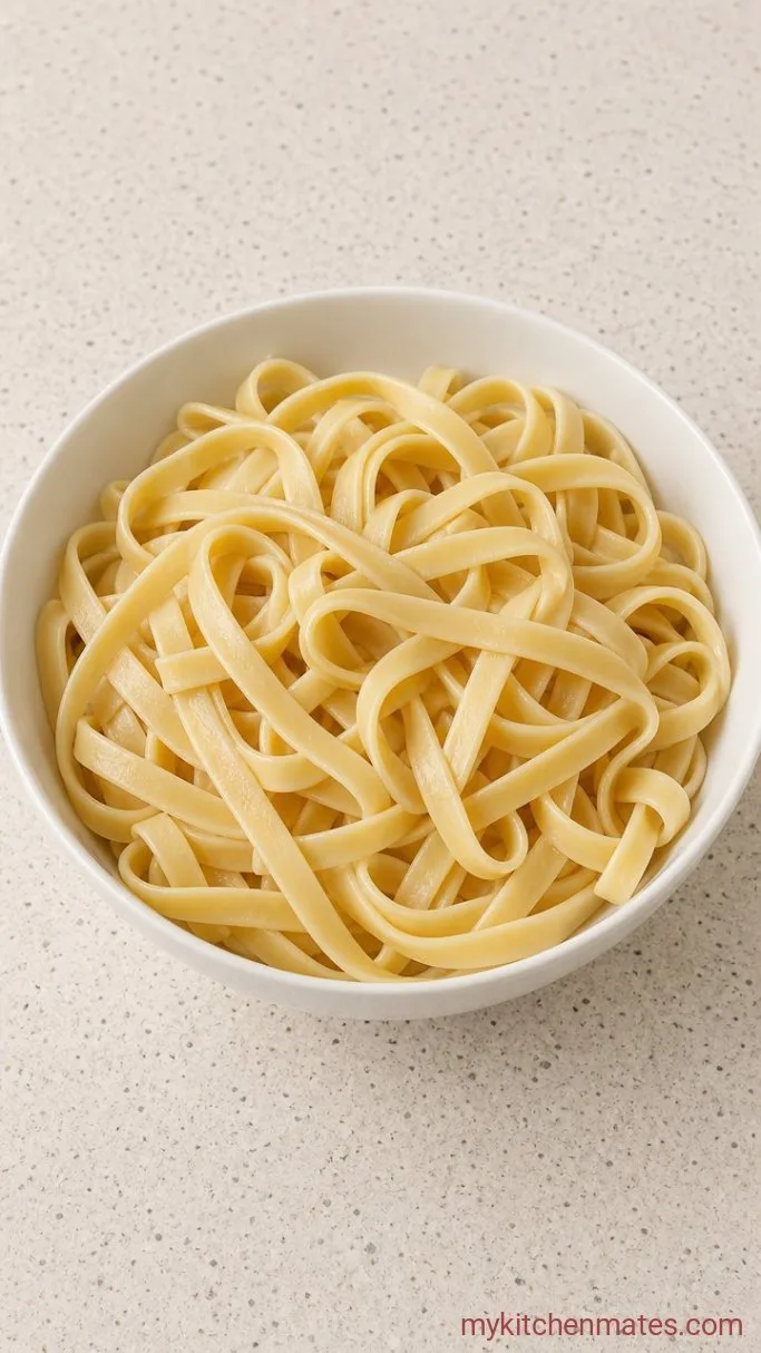 30-Minute Chicken Broccoli Alfredo Step 1: Boil the Pasta