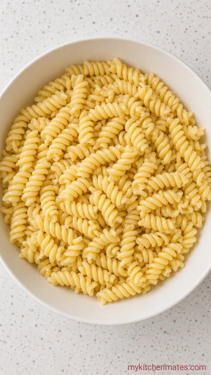 Easy Artichoke Pasta Salad with Lemon-Herb Dressing Step 1: Boil the Pasta