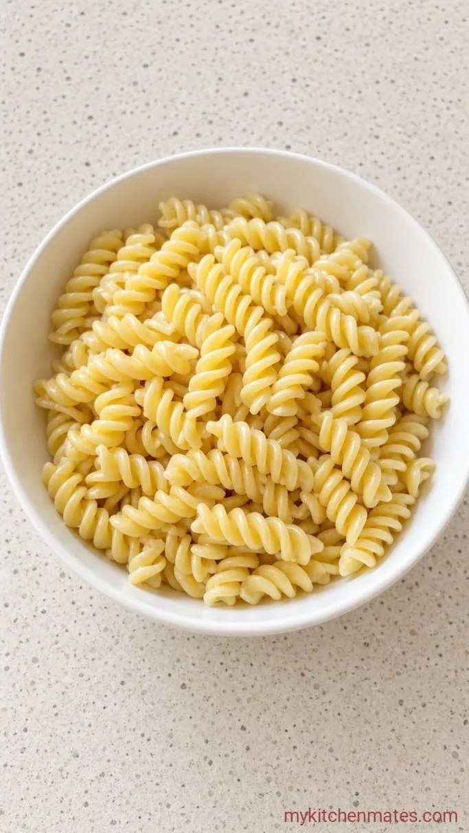 20-Minute Creamy Caesar Pasta Salad Step 1: Boil the Pasta