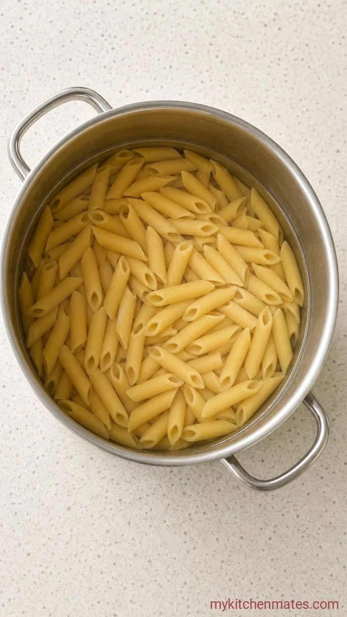 30-Minute Creamy Red Sauce Pasta Step 1: Boil the Pasta