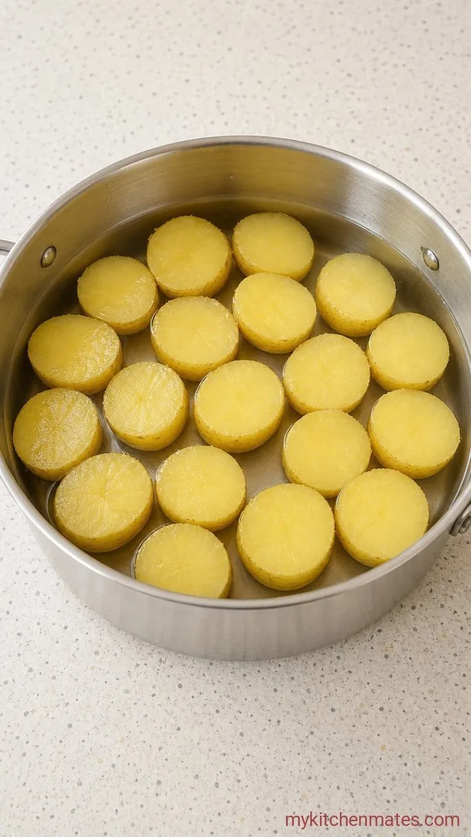 No-Mayo Italian Potato Salad with Fresh Herbs Step 1: Boil the Potatoes