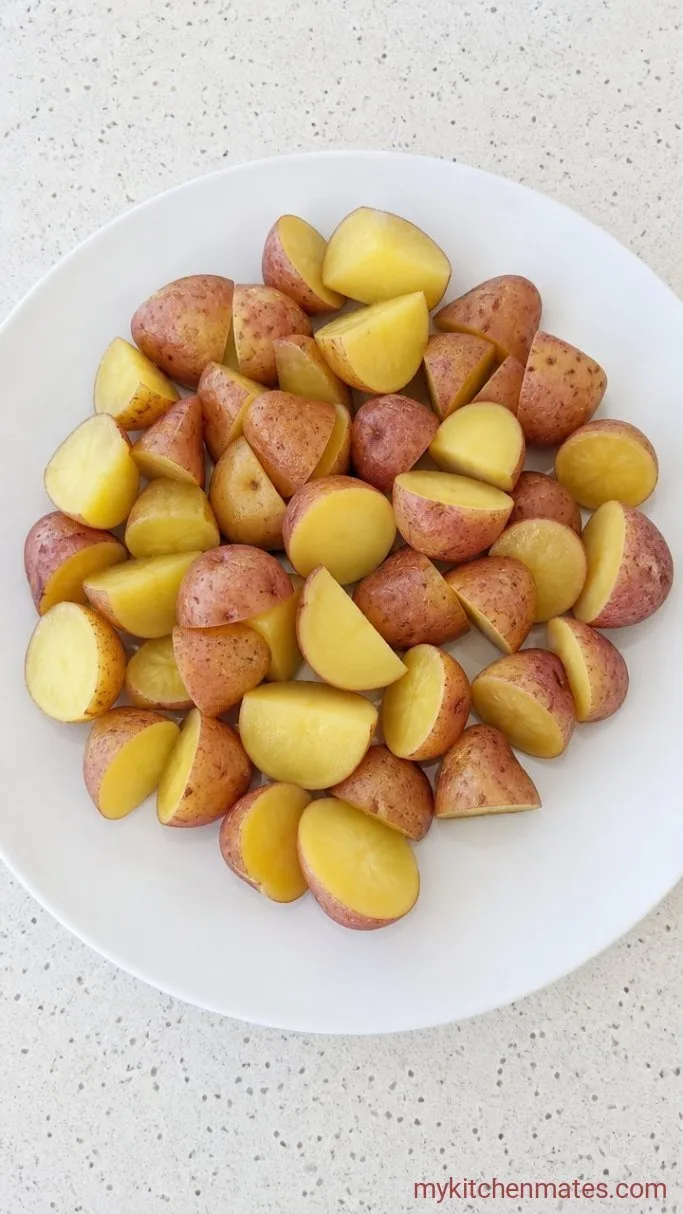 Tangy No-Mayo Potato Salad Step 1: Boil the Potatoes
