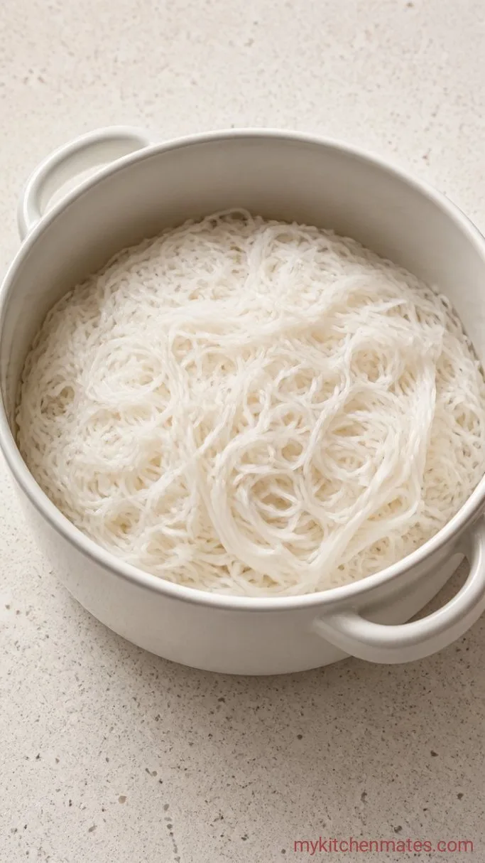 15-Minute Rice Noodle Salad with Tangy Lime Dressing Step 1: Boil the Rice Noodles