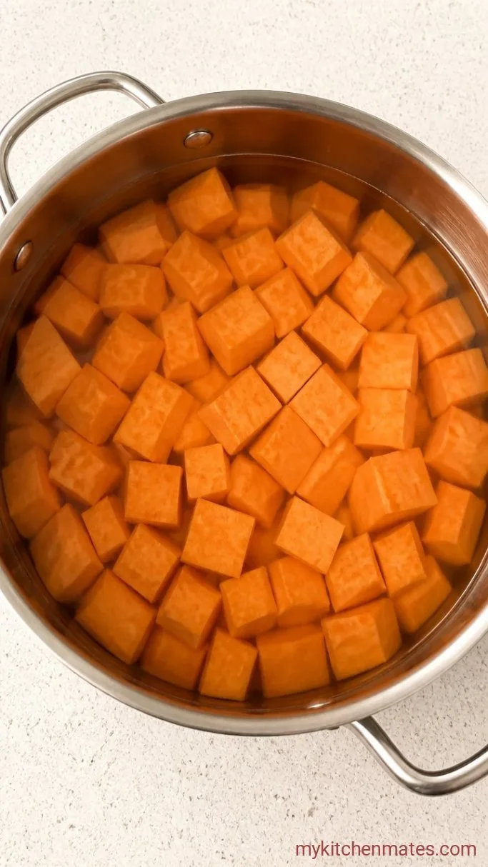 Step 1: Boil the Sweet Potatoes