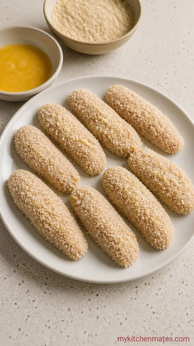 Step 1: Bread the Chicken Strips