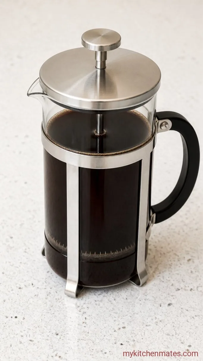 Quick 2-Ingredient Iced Coffee Float Step 1: Brew the Coffee