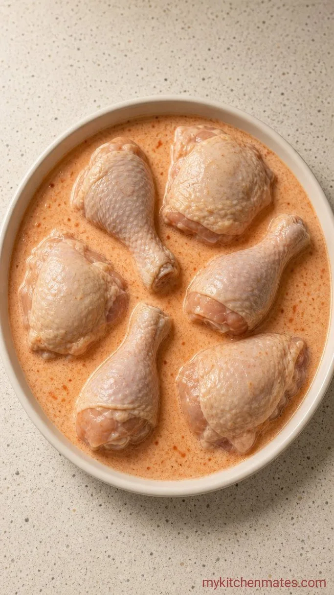Crispy Hot Honey Fried Chicken Step 1: Brine the Chicken