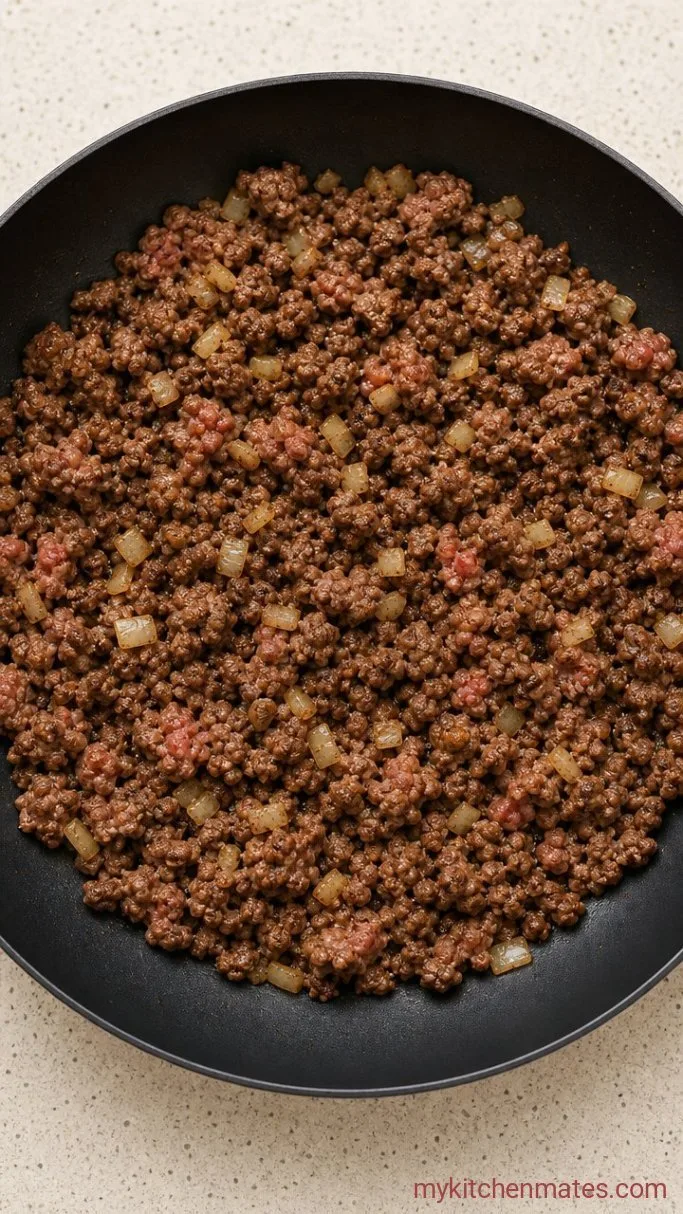 Step 1: Brown and Season the Beef