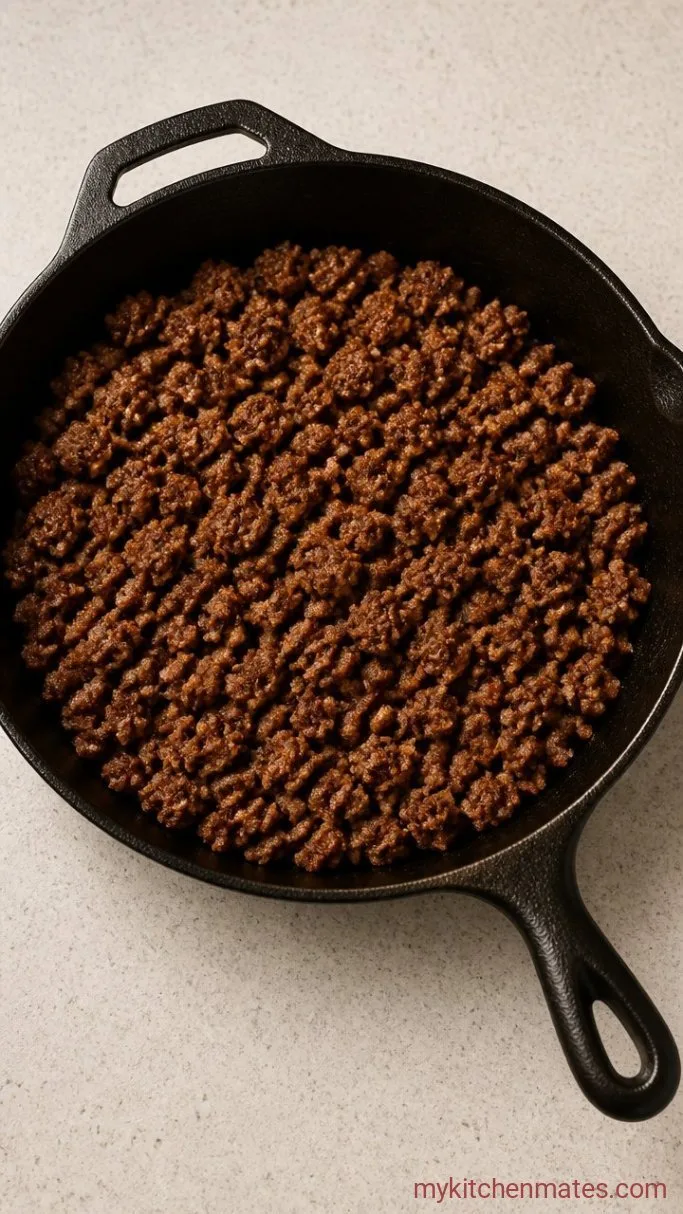 Step 1: Brown and Season the Beef