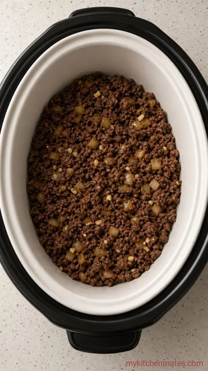 Step 1: Brown the Beef and Aromatics