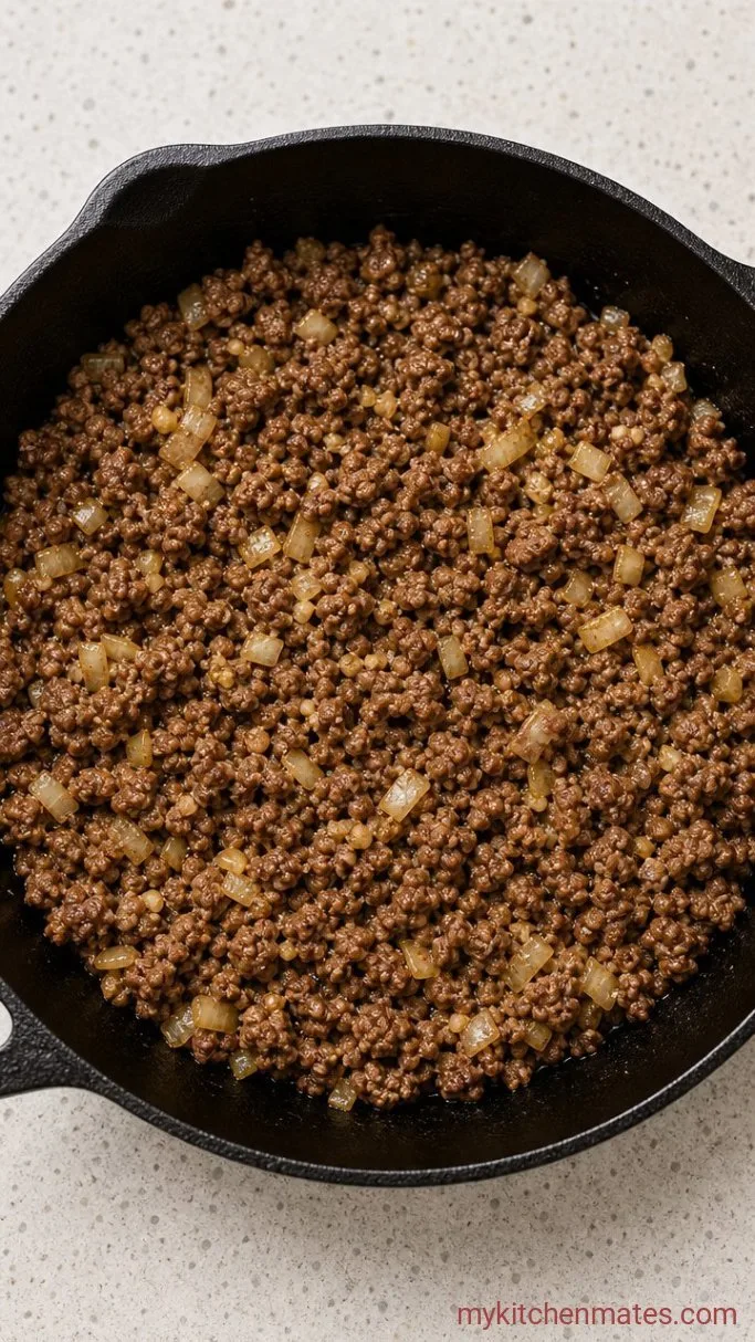 Step 1: Brown the Beef and Aromatics