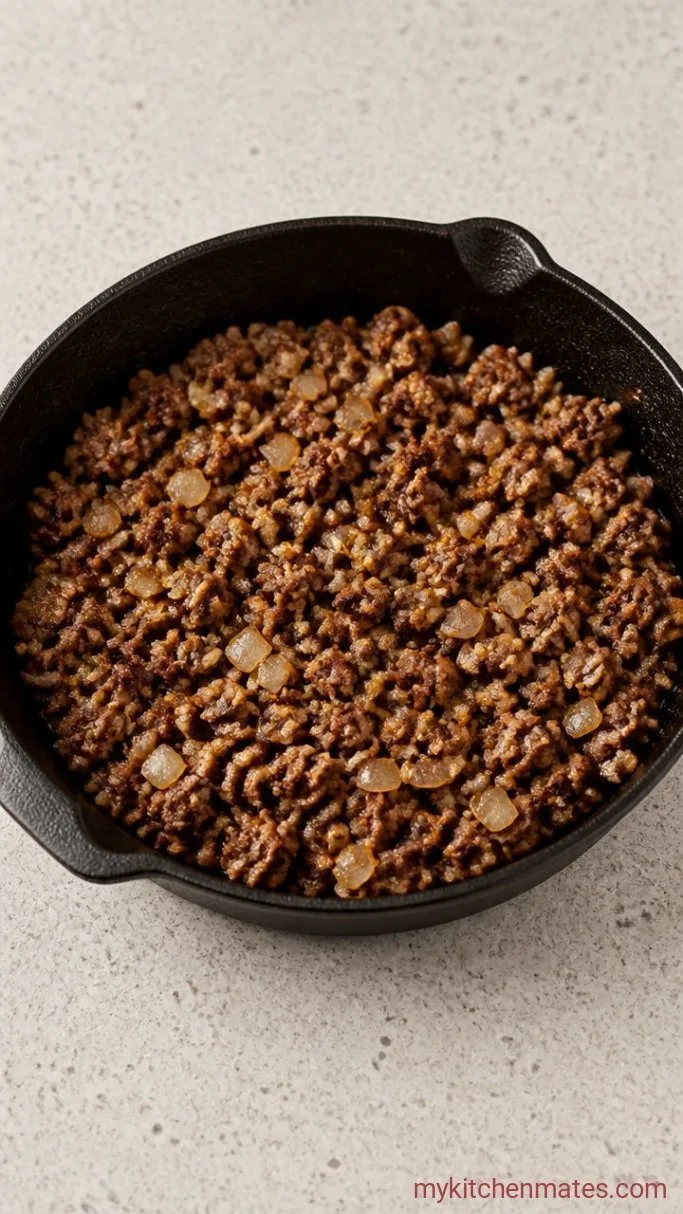 Step 1: Brown the Beef and Aromatics