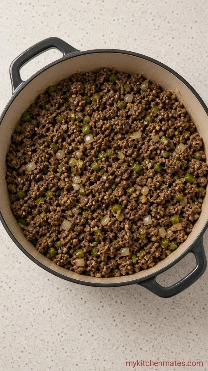 High-Protein Beef and Bean Chili (Ready in 45 Minutes) Step 1: Brown the Beef and Vegetables