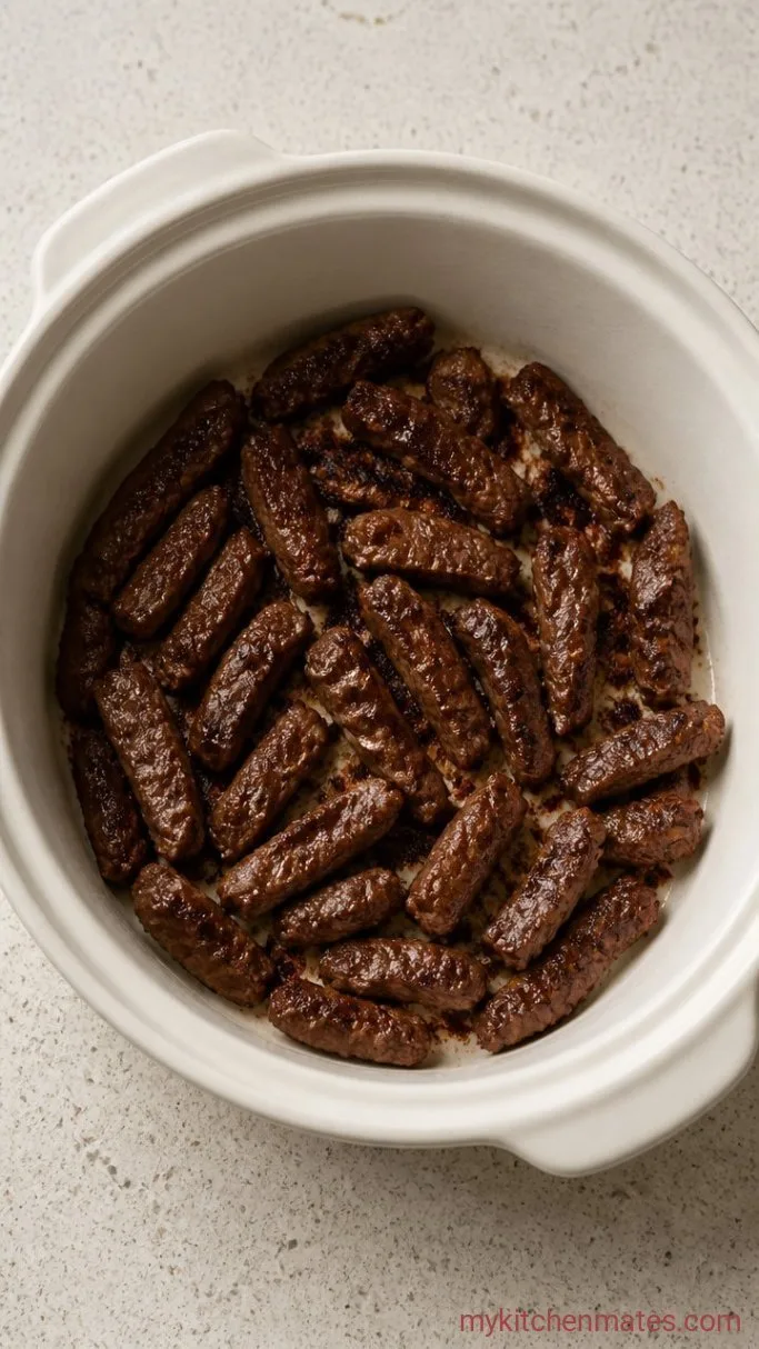 Crockpot Pepper Steak: Tender Beef, Bell Peppers, and Savory Sauce Step 1: Brown the Beef Strips