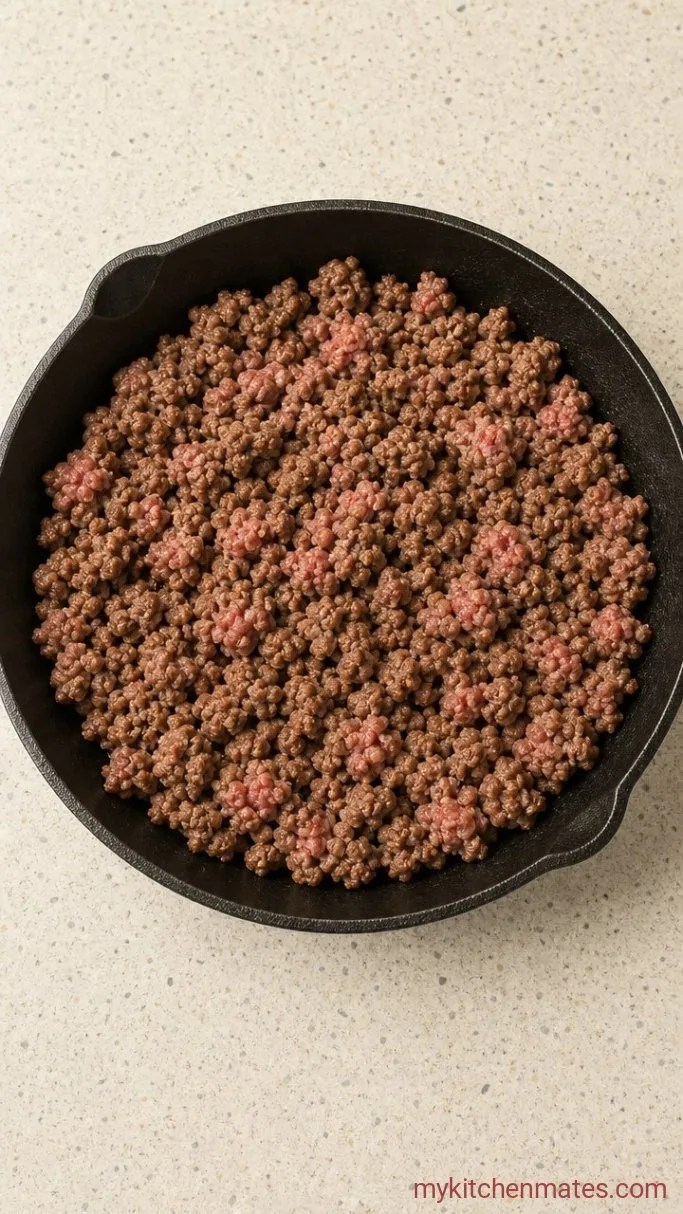 Step 1: Brown the Beef