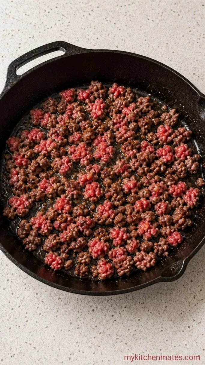 Step 1: Brown the Beef