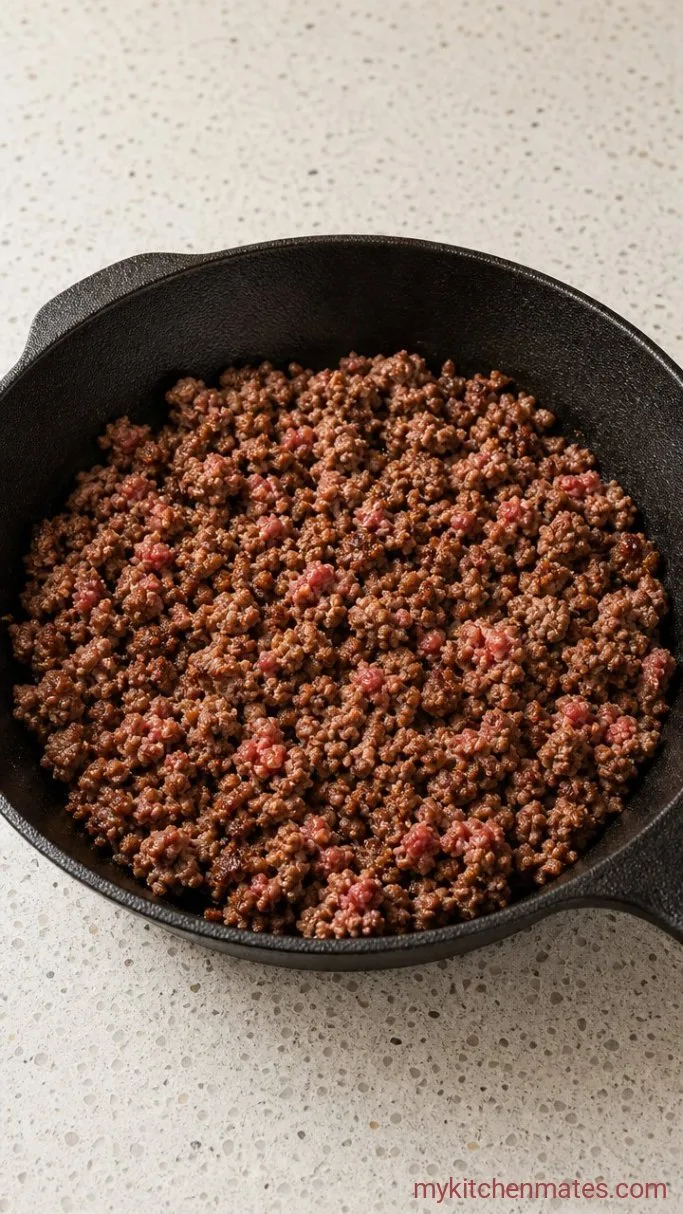 Step 1: Brown the Beef
