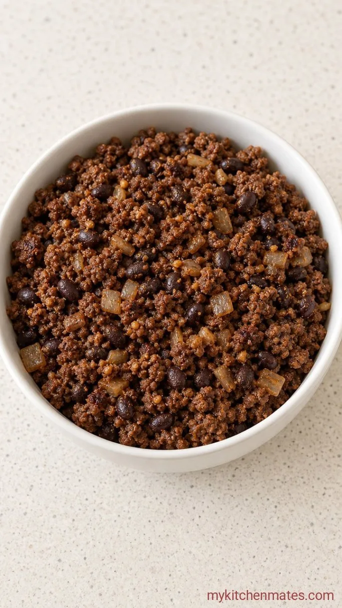 Quick and Loaded Sheet Pan Nachos with Ground Beef Step 1: Brown the Beef
