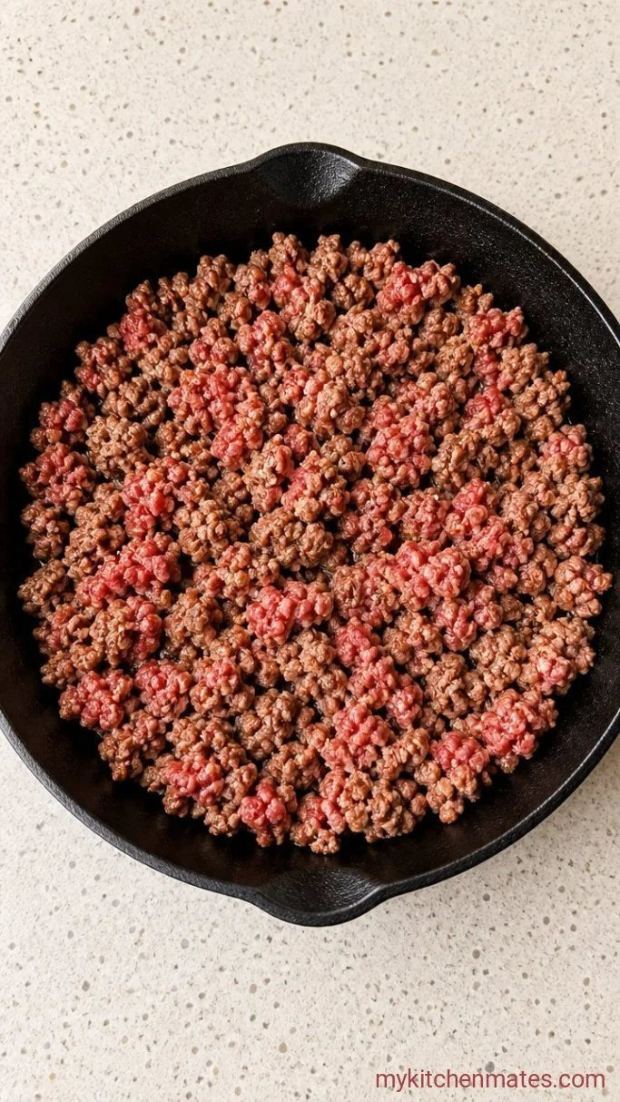 Step 1: Brown the Beef