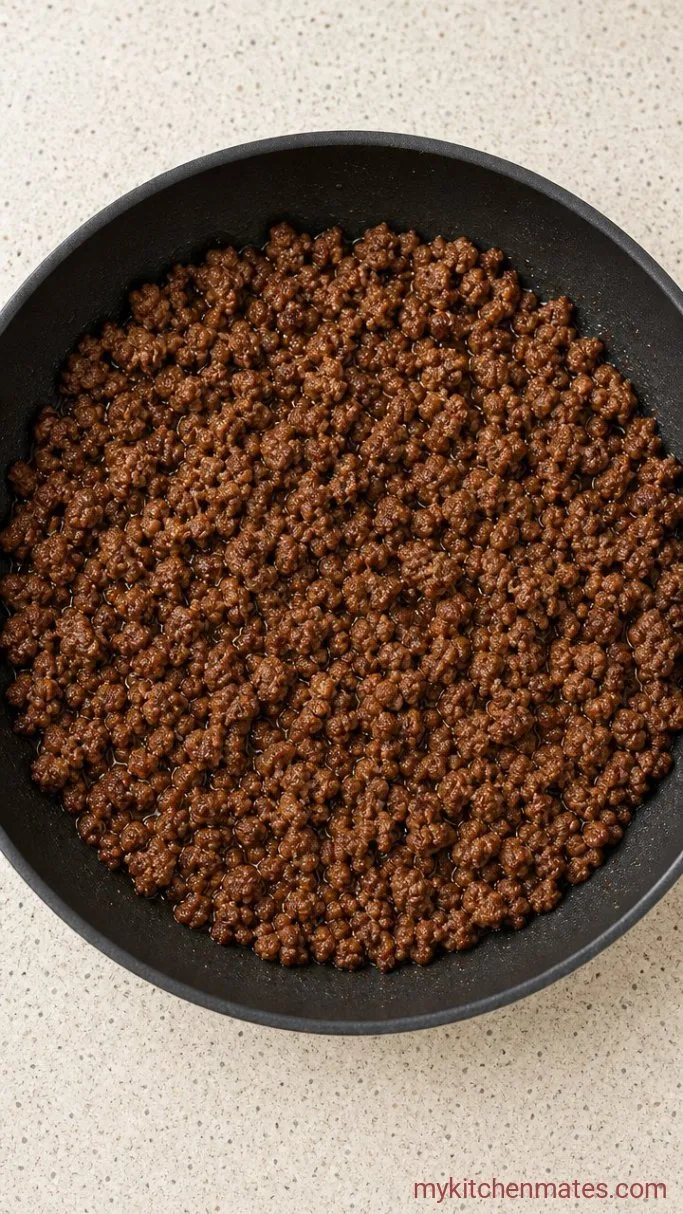 Step 1: Brown the Beef