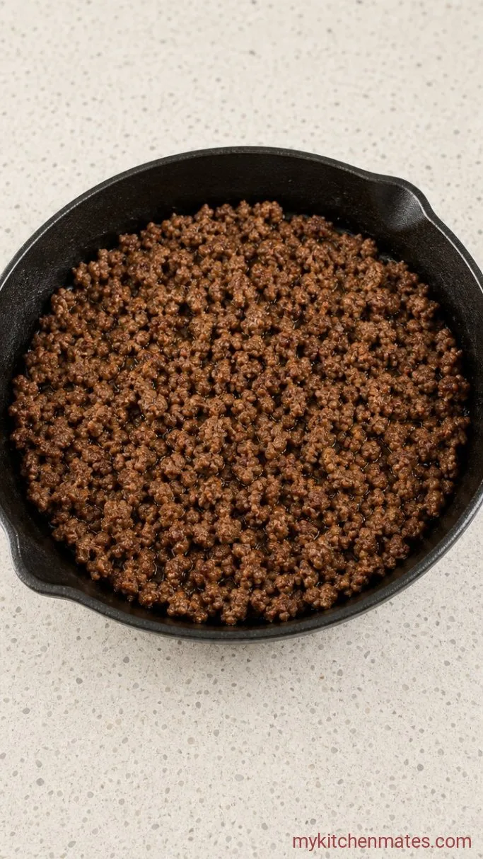 Step 1: Brown the Beef