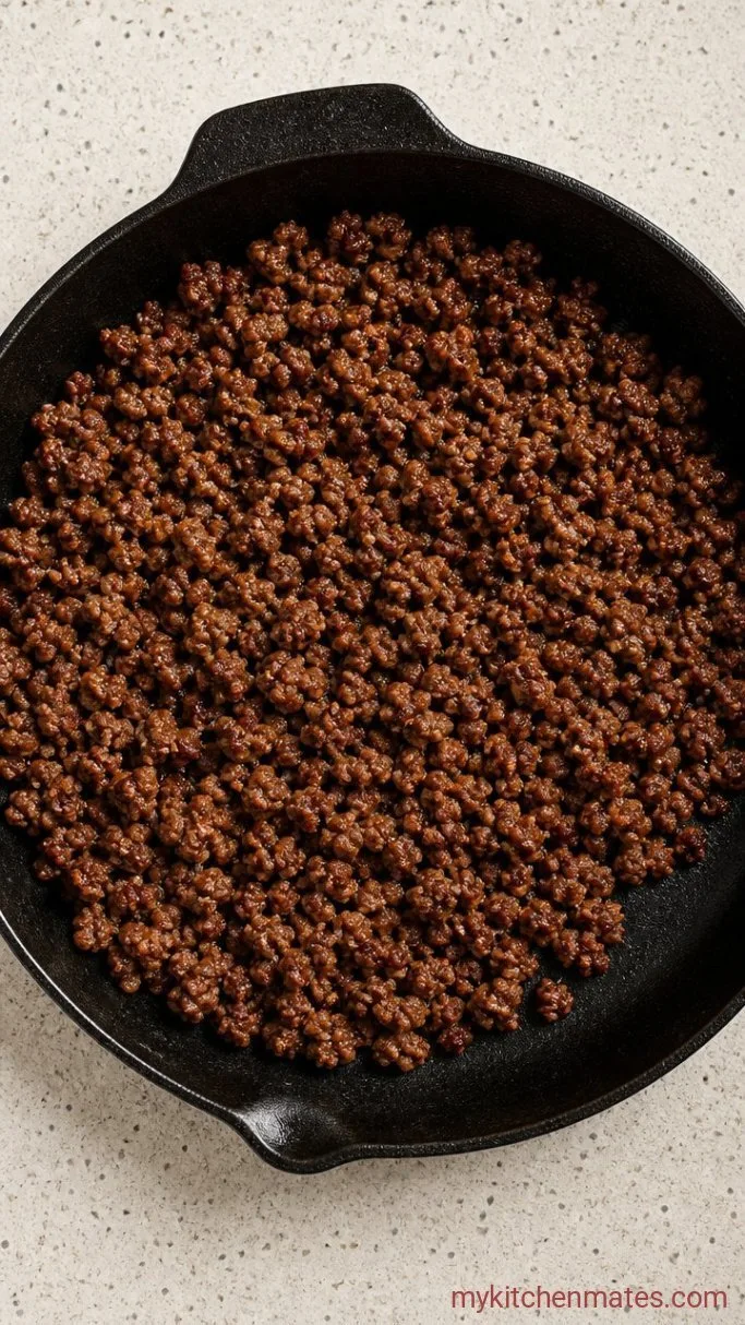 Step 1: Brown the Beef