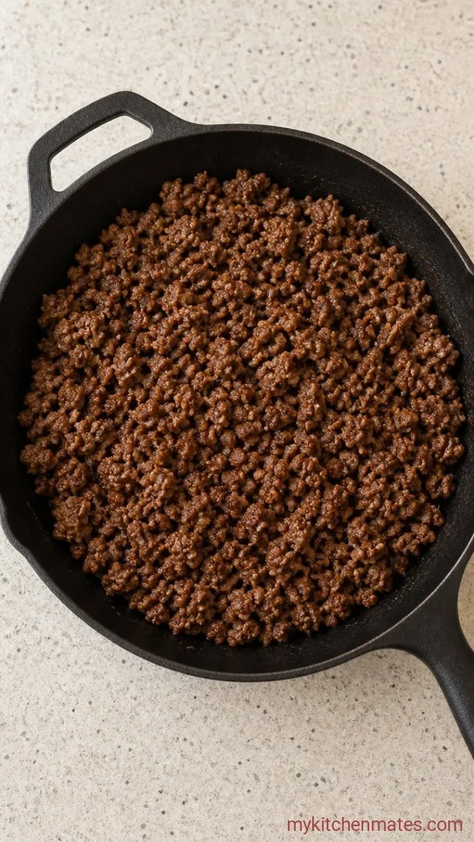 Step 1: Brown the Beef
